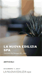 Mobile Screenshot of lanuovaediliziaspa.com